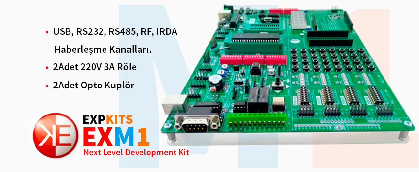 PIC, ARM, AVR, 8051, DIY MCU Header Support Development Kit, Geliştirme Kiti